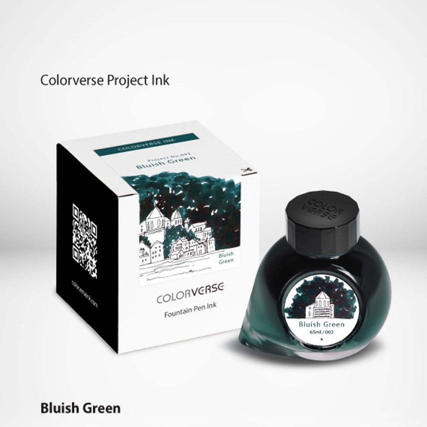 Colorverse | Project Series | Fountain Pen Ink | Bluish Green | 65ml - penpencilink