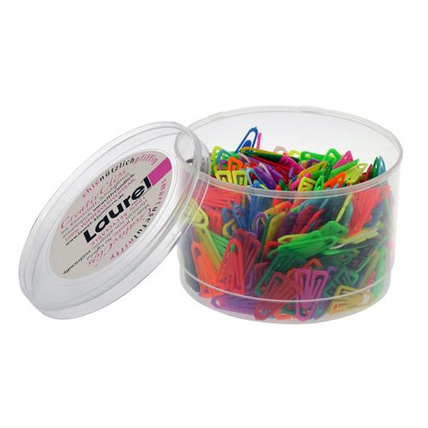 Laurel | Plastiklips | Assorted | 25 mm