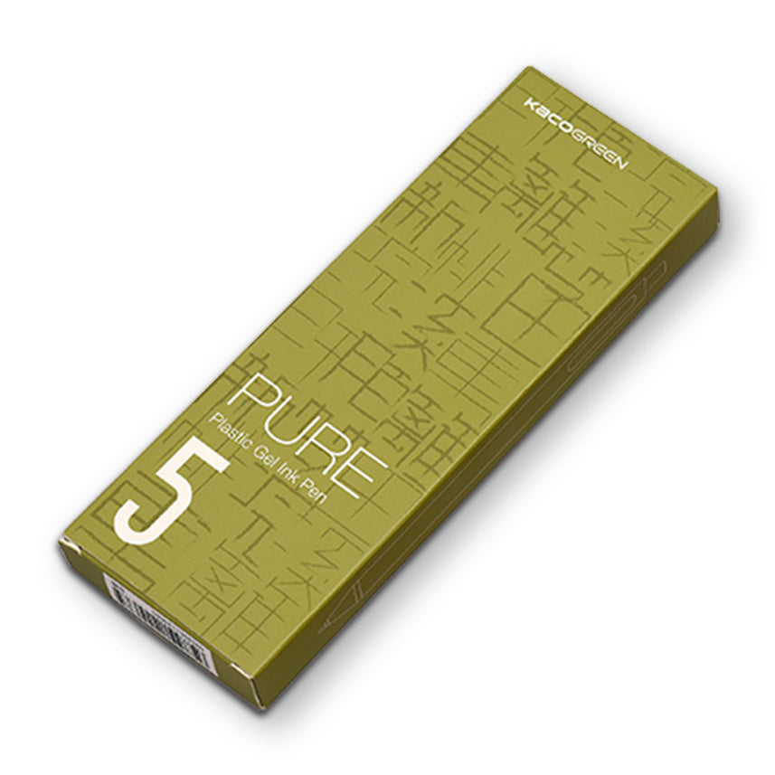 Kaco | Gel Pens | 0.5mm | Pure | Pack of 5