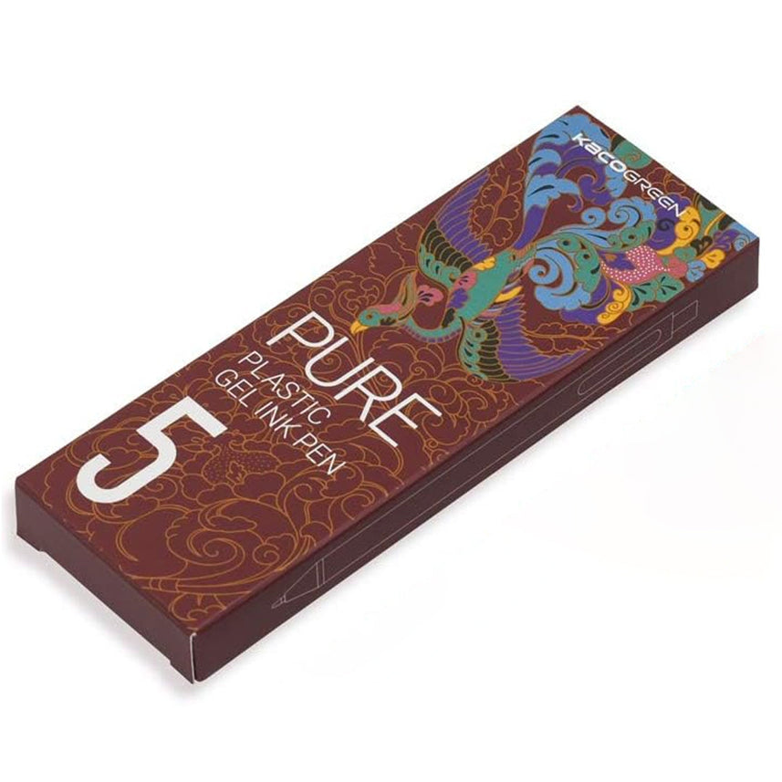Kaco | Gel Pens | 0.5mm | Pure | Pack of 5