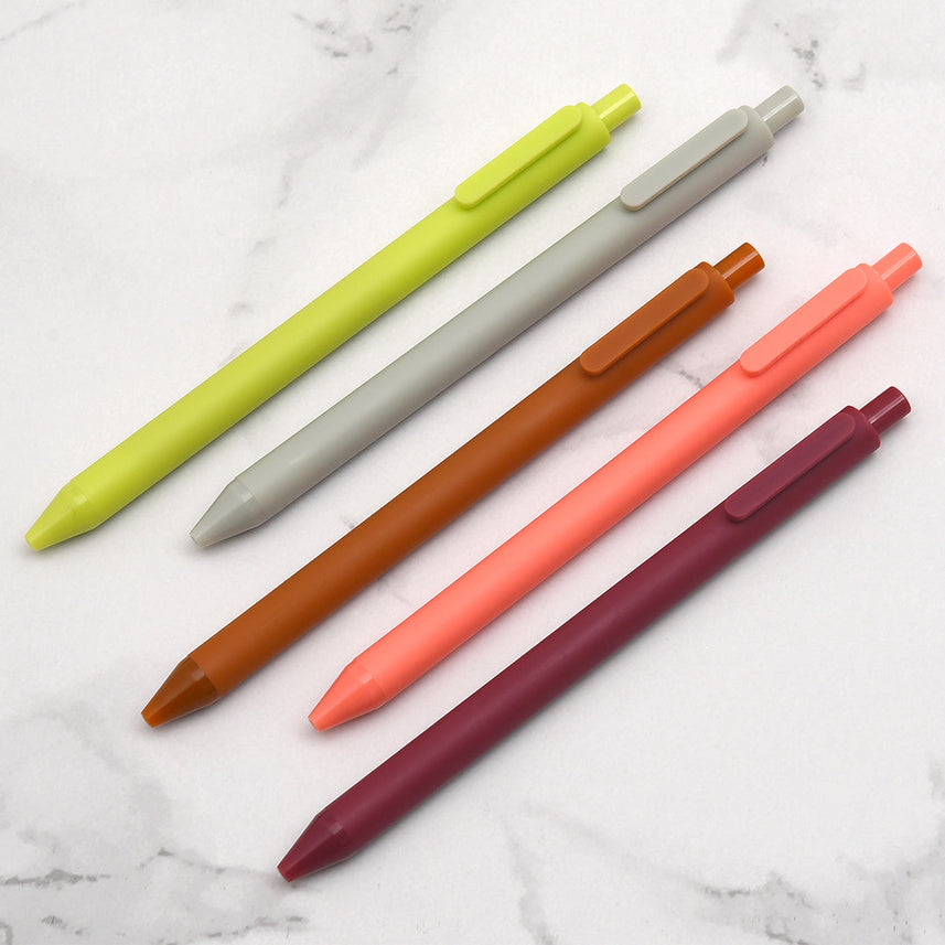 Kaco | Gel Pens | 0.5mm | Pure | Pack of 5