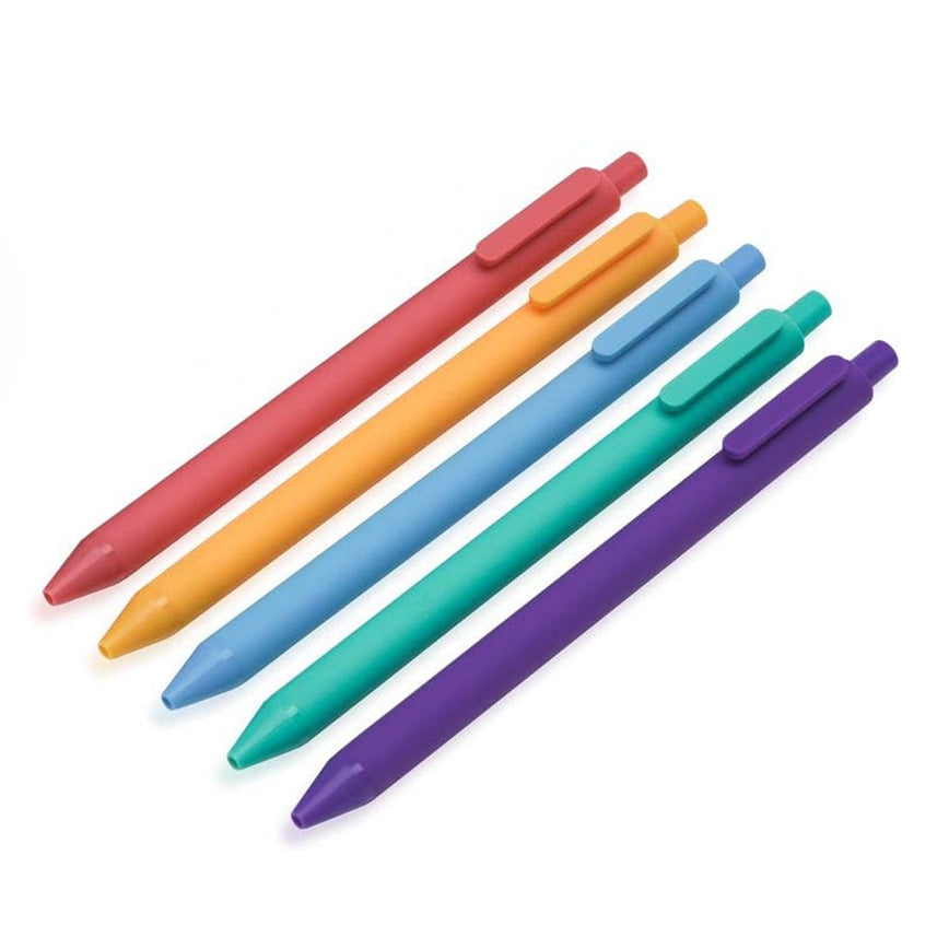 Kaco | Gel Pens | 0.5mm | Pure | Pack of 5