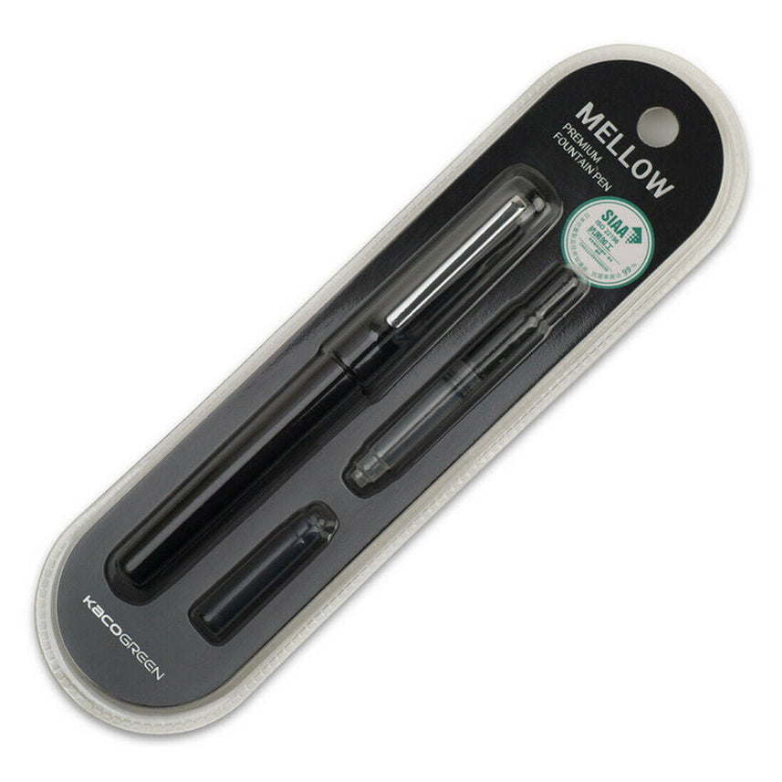 Kaco | Fountain Pens | 0.38mm | Black Ink | Mellow