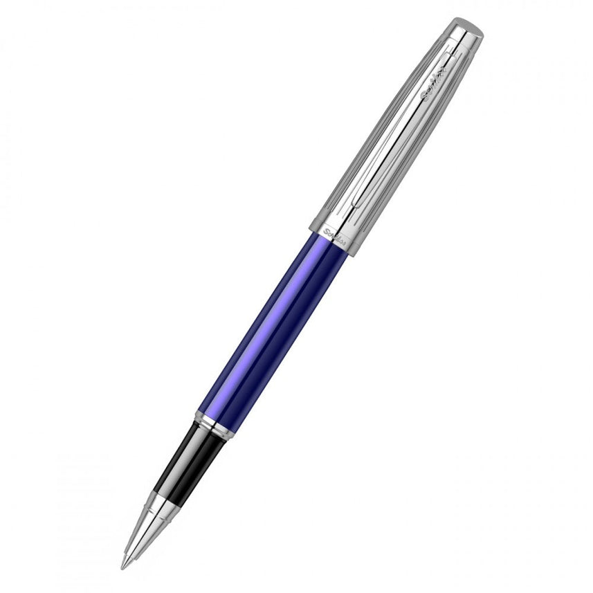 Scrikss | Oscar 39 | Rollerball Pen | Blue Chrome-CT