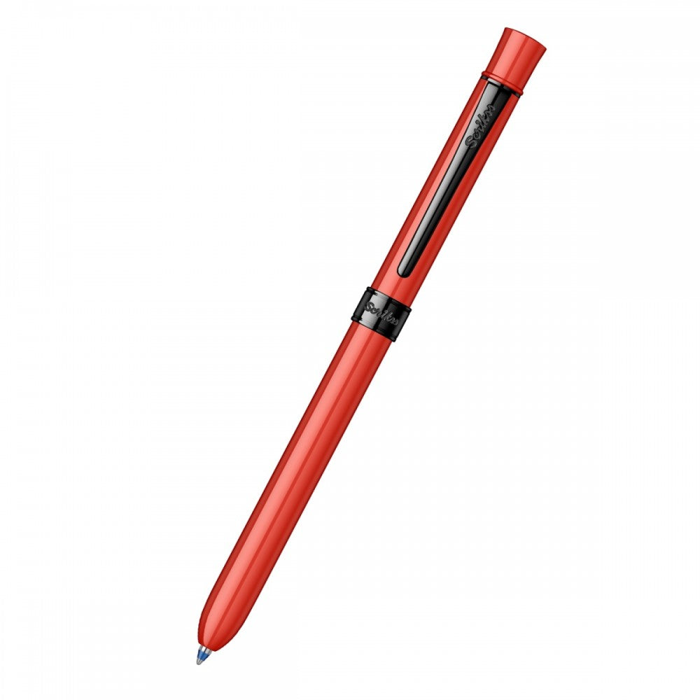 Scrikss | Trio 93 | Multi Function Pen | Red-BT