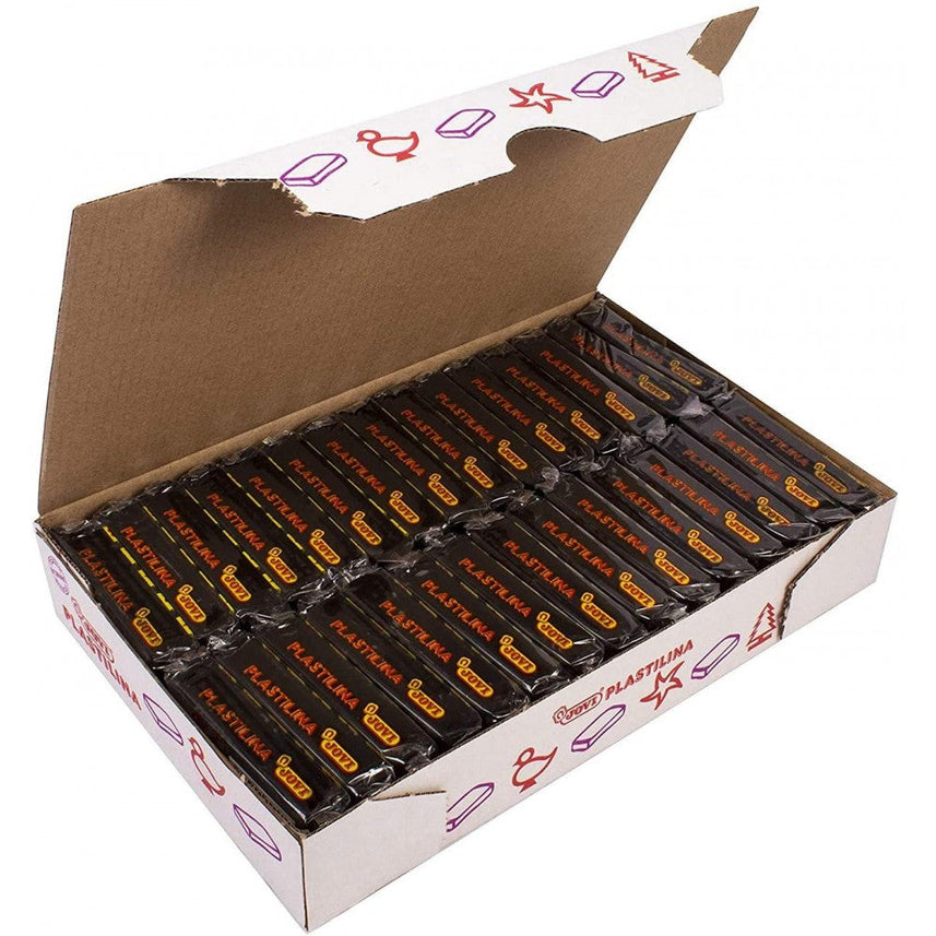 Jovi | Modelling Clay | 30 Bars Of 50gm | Black