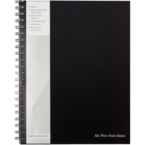 Pukka Pad | A4 | Wirebound Pad | Black