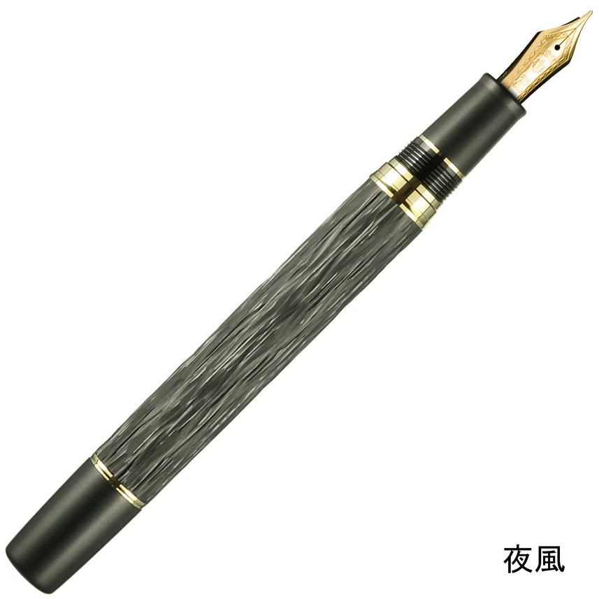 Ebonite engraved fountain pen