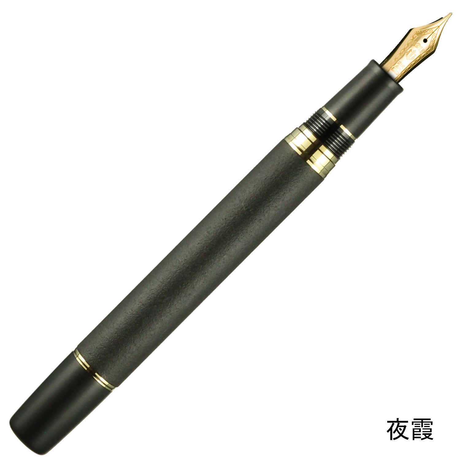 Ebonite engraved fountain pen