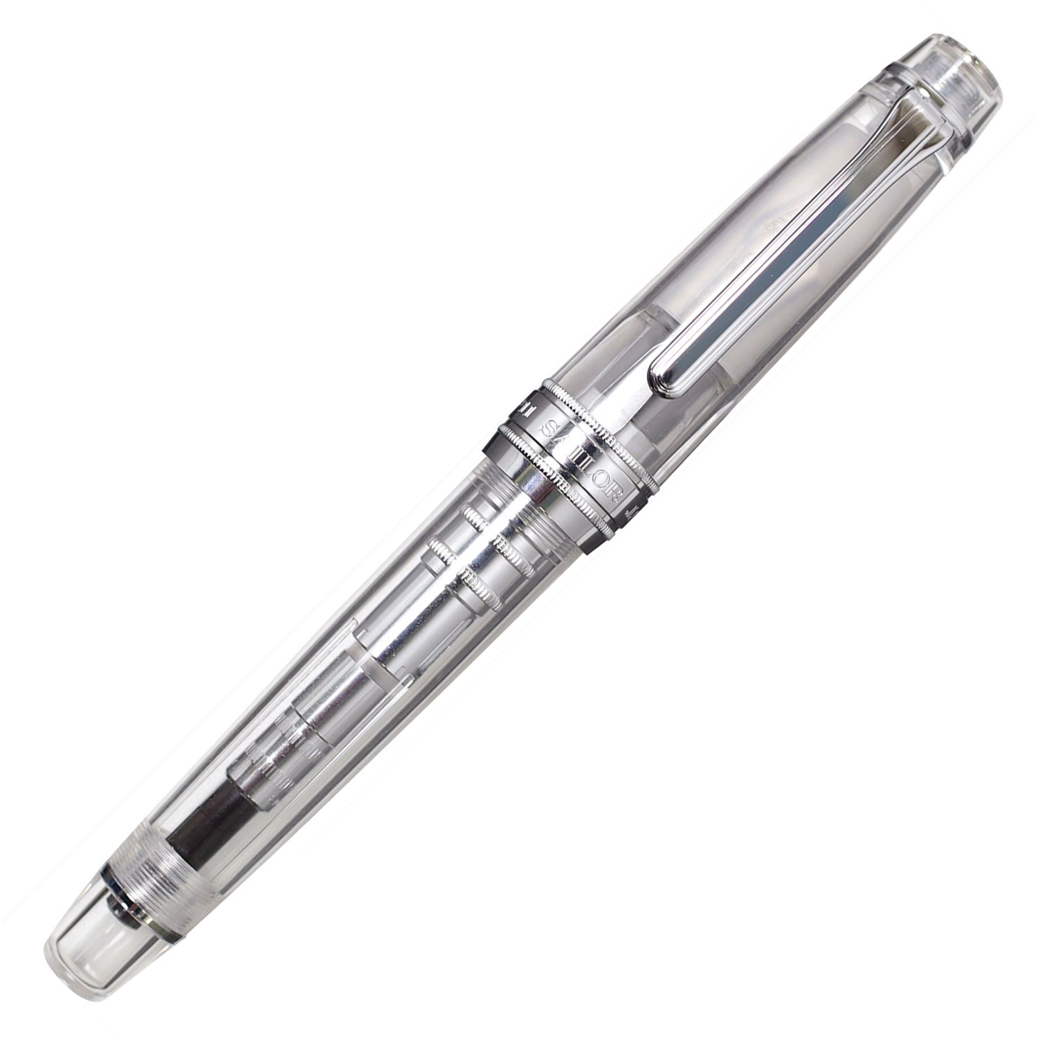 Professional Gear Silver Fountain Pen KOP Demonstrator Model