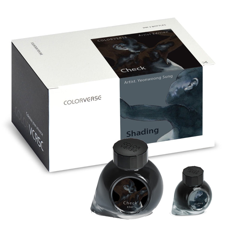 Colorverse The Artist Edition Check & Shading Fountain Pen Ink – 65ml & 15ml Set