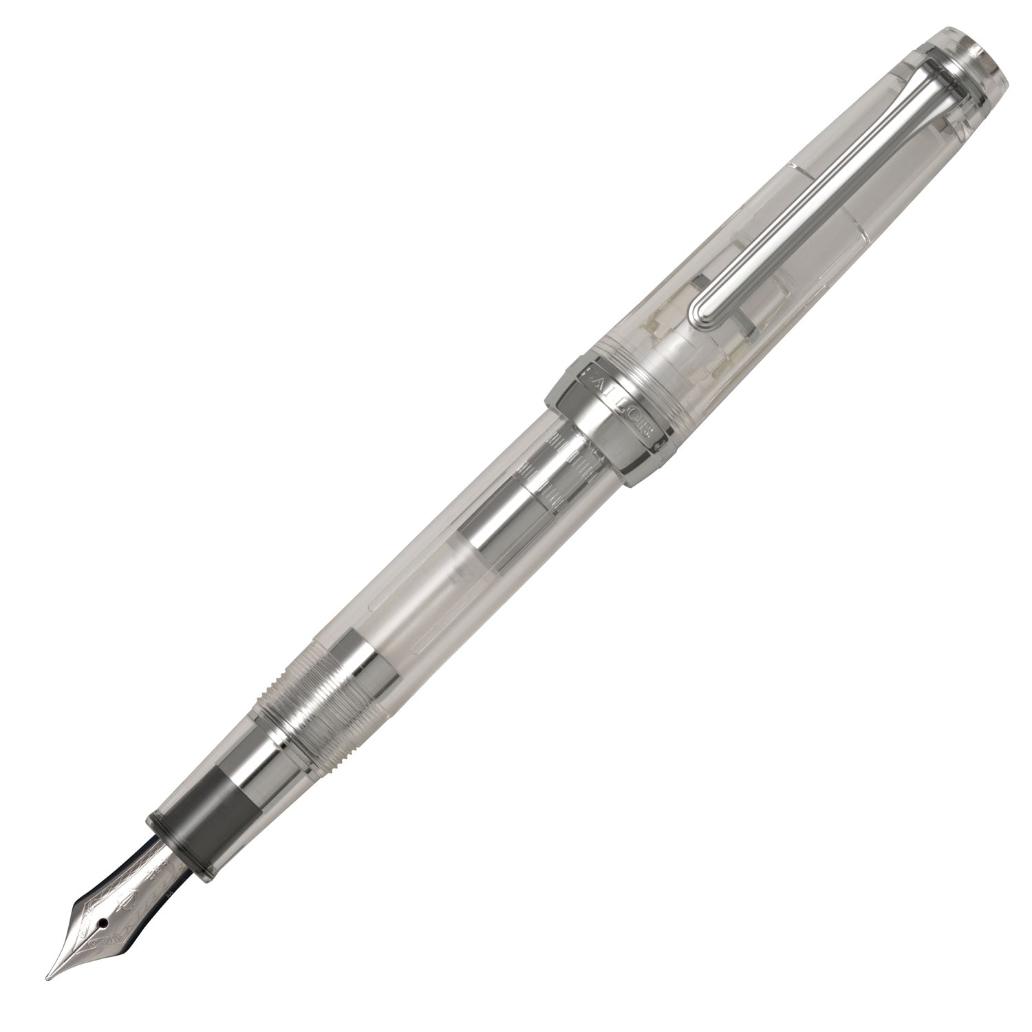 Professional Gear Slim Silver Fountain Pen Demonstrator Model
