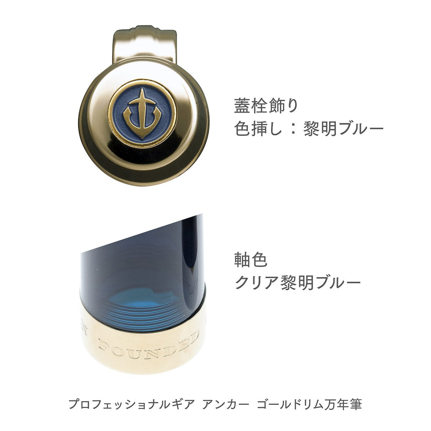 Sailor | Fountain Pen | Professional Gear | Anchor Gold Trim