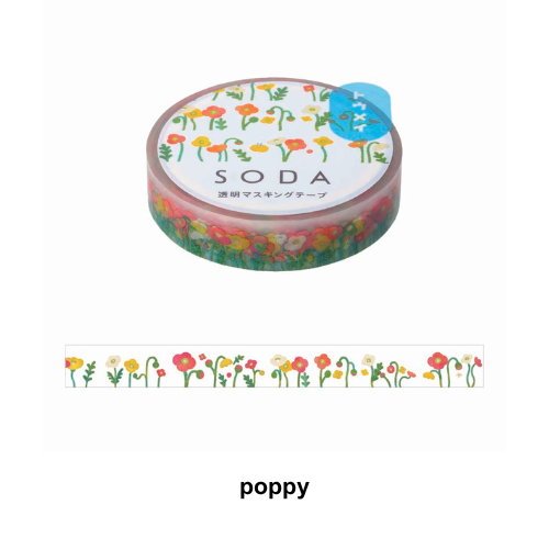 SODA Transparent Masking Tape