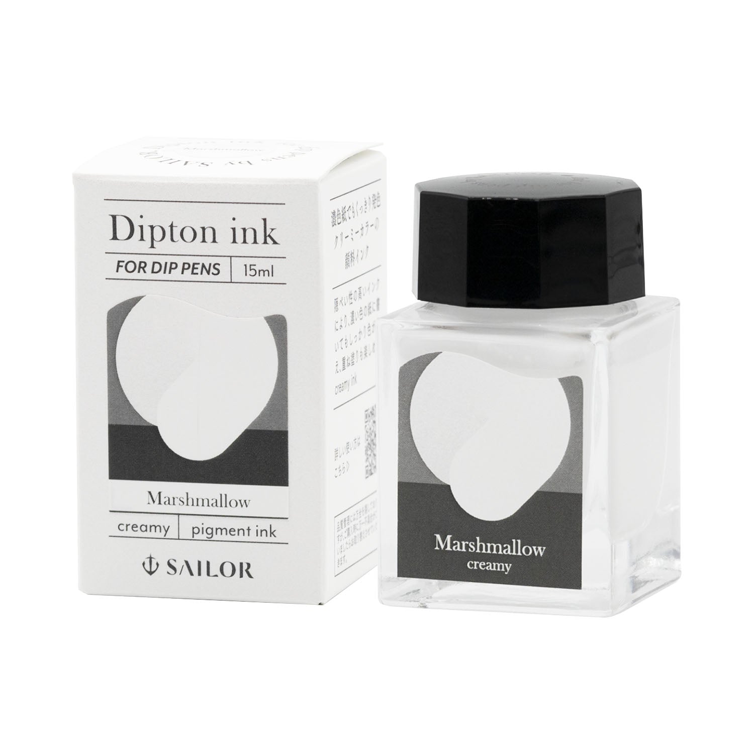 Bottled ink for dip pens: Dipton [creamy]