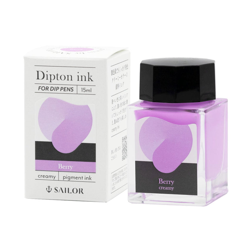 Bottled ink for dip pens: Dipton [creamy]