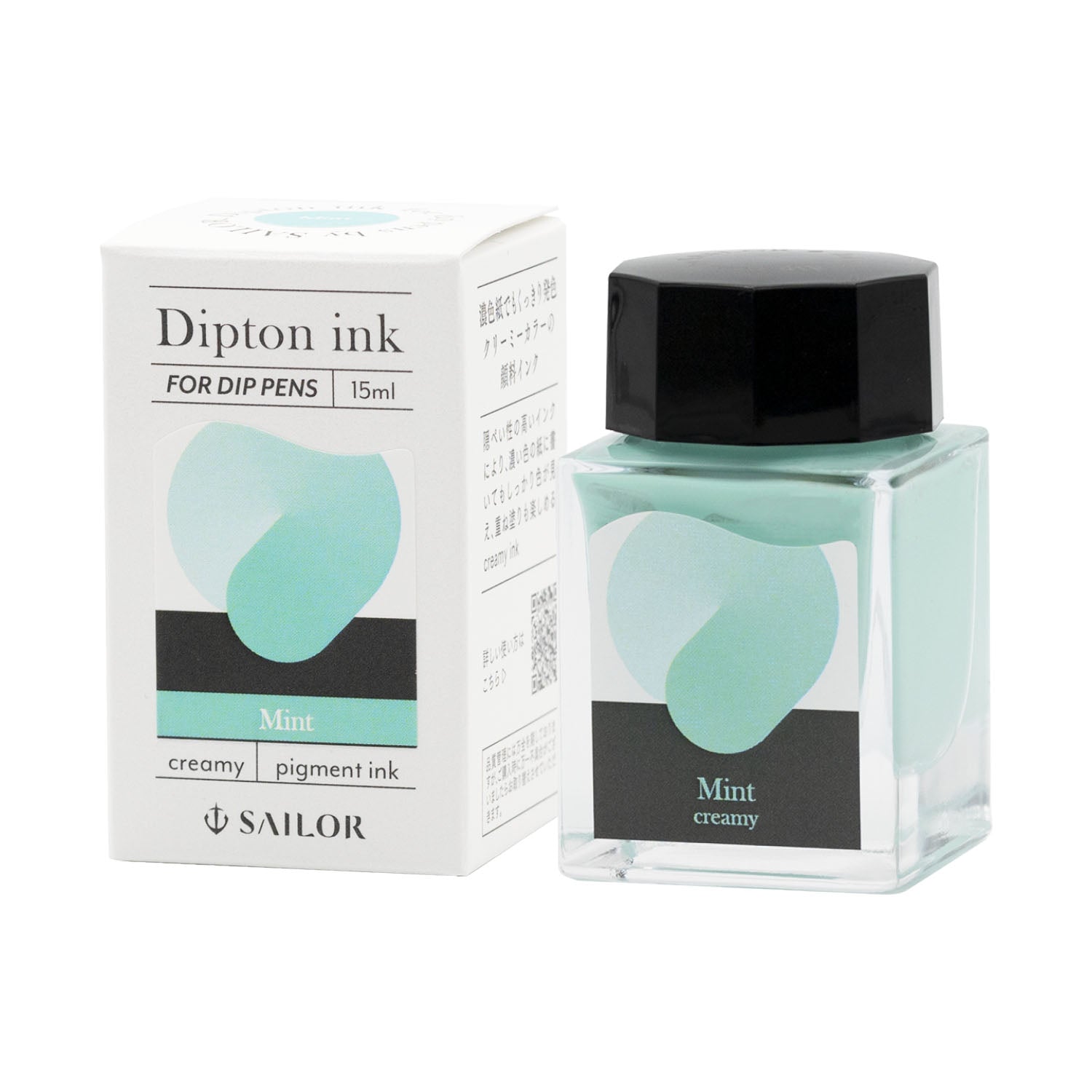 Bottled ink for dip pens: Dipton [creamy]