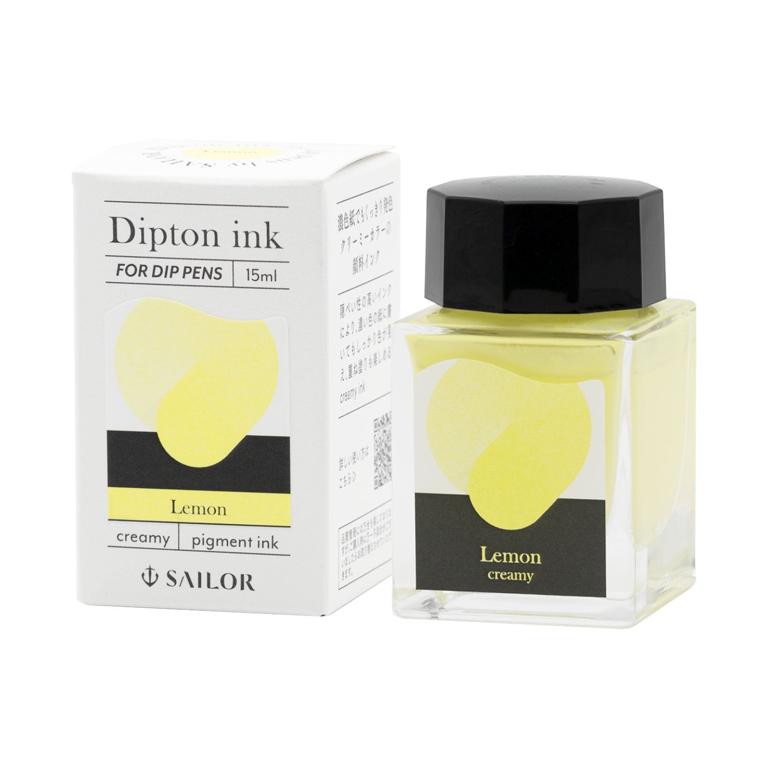 Bottled ink for dip pens: Dipton [creamy]