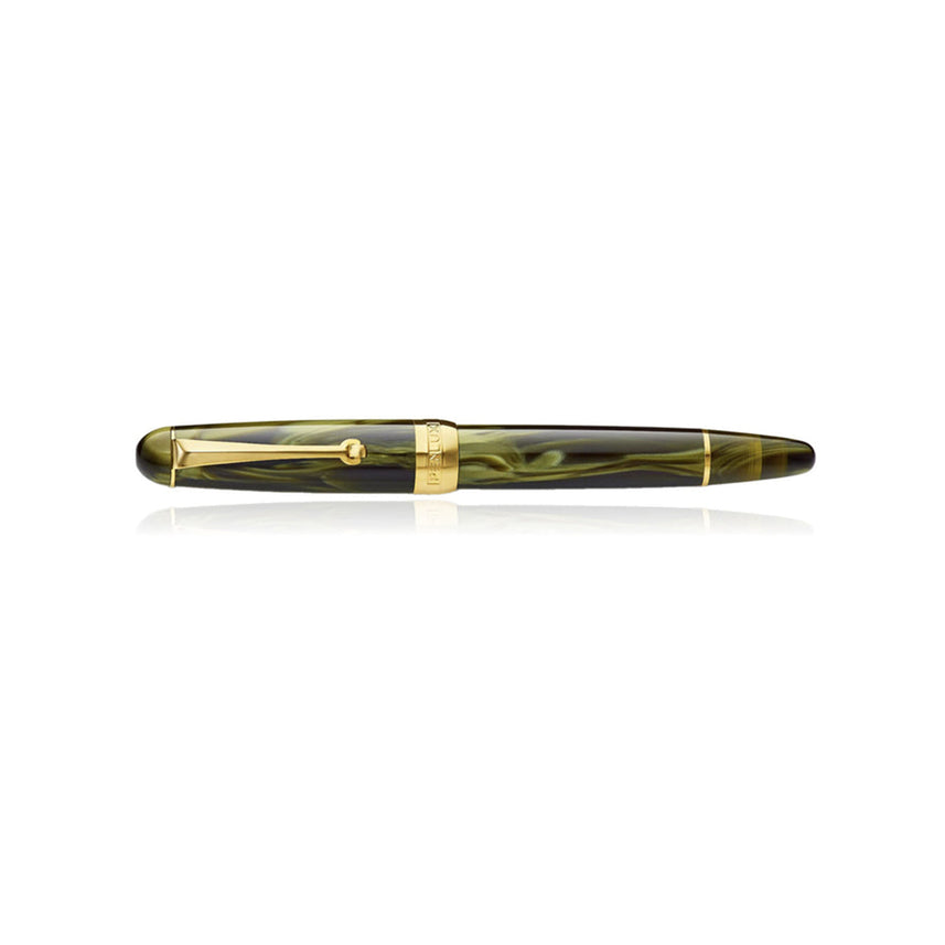 Penlux | Masterpiece Delgado | Fountain Pen | Moss Body | Green | Piston Filling