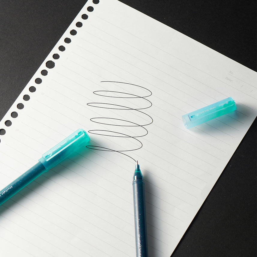 Kaco | Gel Pens | 0.5mm | Black Ink | Jumbo Starlight