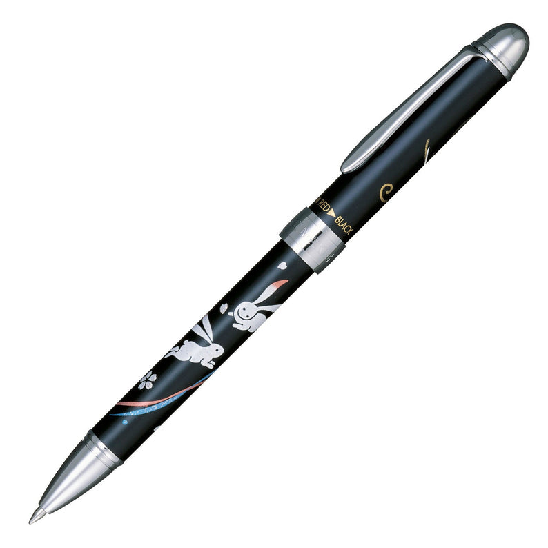 Elegant Maki-e [Rabbit] (2-color ballpoint pen + mechanical pencil)