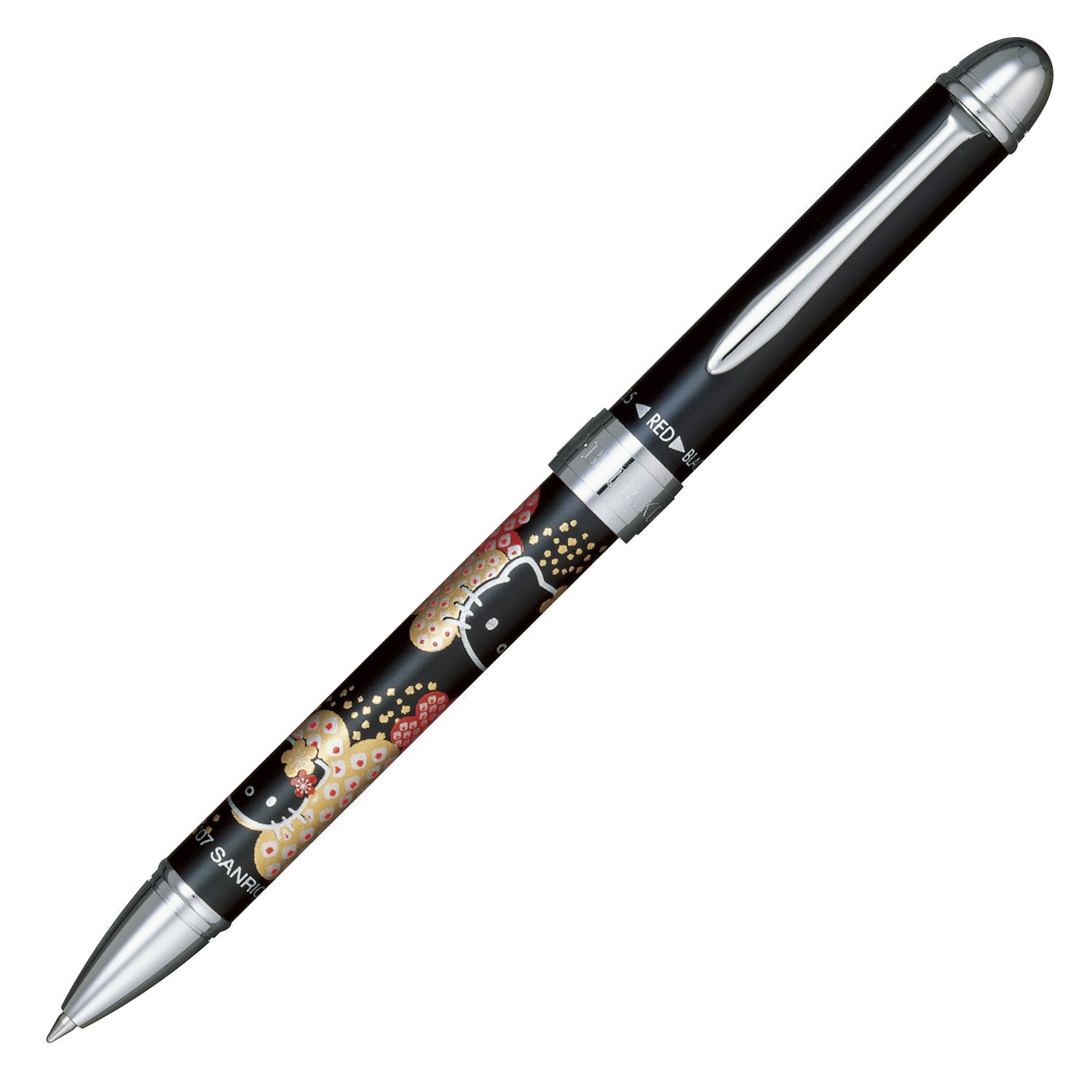 Hello Kitty elegant Maki-e (2-color ballpoint pen + mechanical pencil)