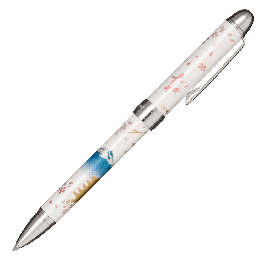 Elegant Maki-e [Four Seasons of Fuji] (2-color ballpoint pen + mechanical pencil)