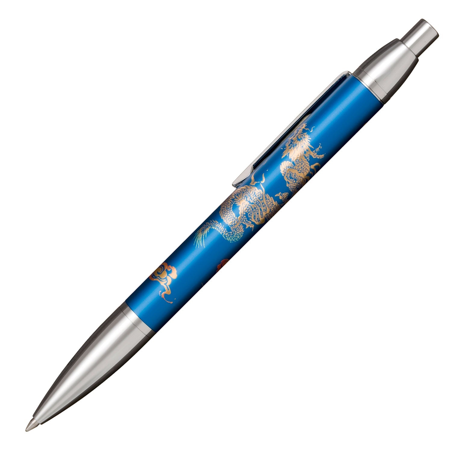 Elegant Maki-e Ballpoint Pen - Four Gods, Blue Dragon