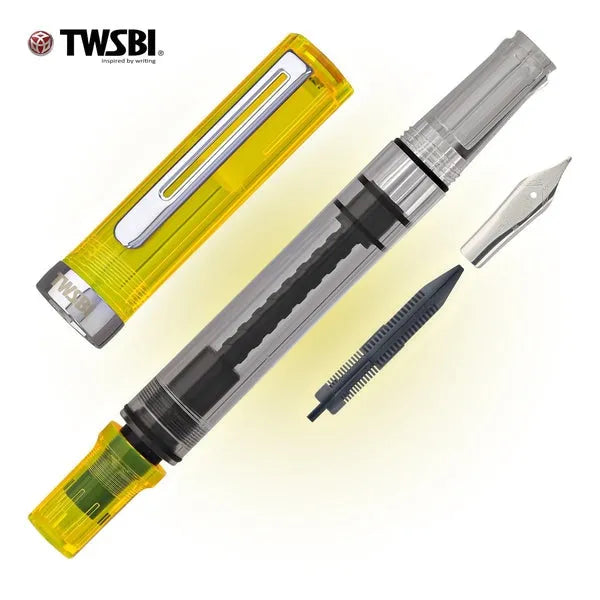 TWSBI Eco Fountain Pen in Transparent Yellow
