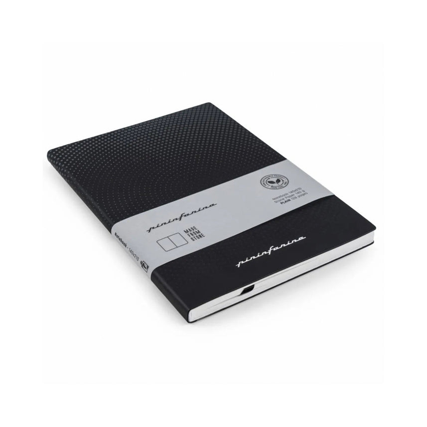 Pininfarina Notebook Stone Paper Hard Cover Ruled – Black