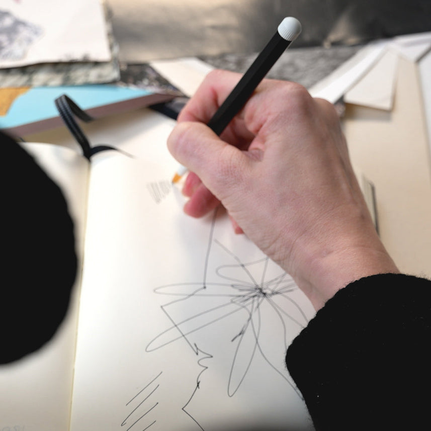 LEUCHTTURM1917 Ball Point Pen with Royal Blue Ink | Drehgriffel No. 1 | Black | Twist Mechanism