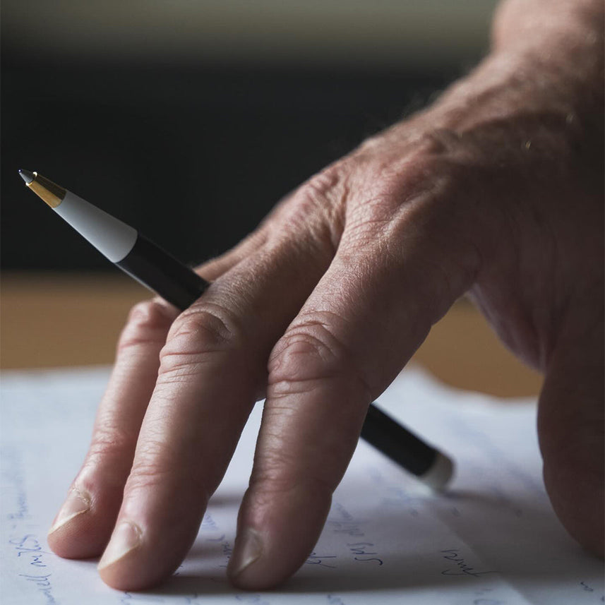 LEUCHTTURM1917 Ball Point Pen with Royal Blue Ink | Drehgriffel No. 1 | Black | Twist Mechanism