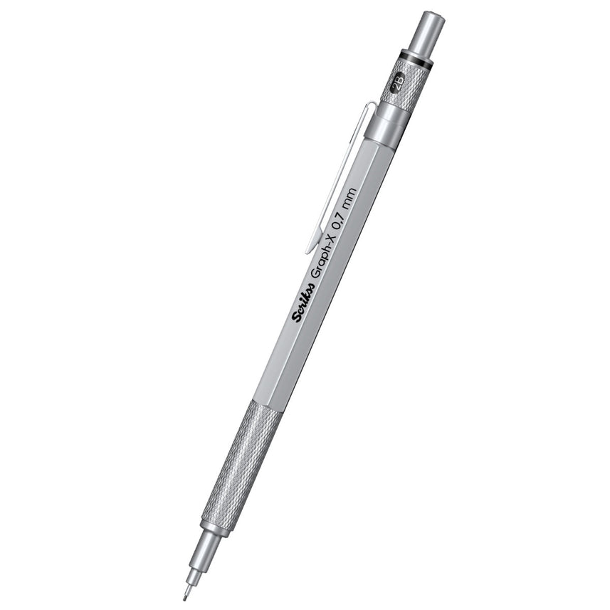 Scrikss | Graph-X | Mechanical Pencil | Satin Chrome | 0.7mm