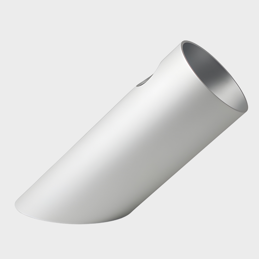 White Design | Pen Holder | Desktop Organizer | Tilted Aluminum Cylinder