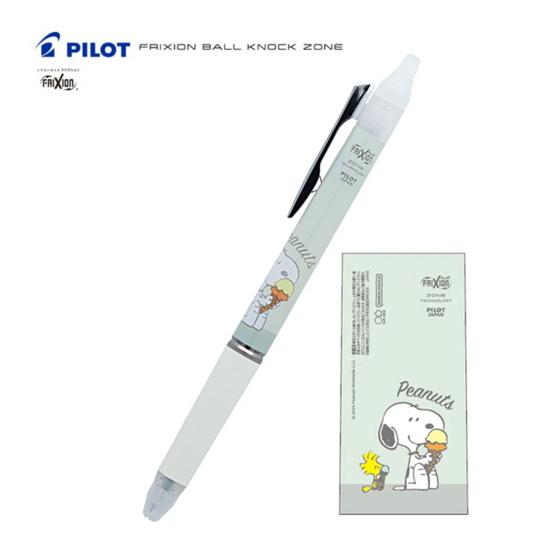 [JAPAN] Peanuts Snoopy Pilot Frixion 0.5mm Pen [Ice Cream]