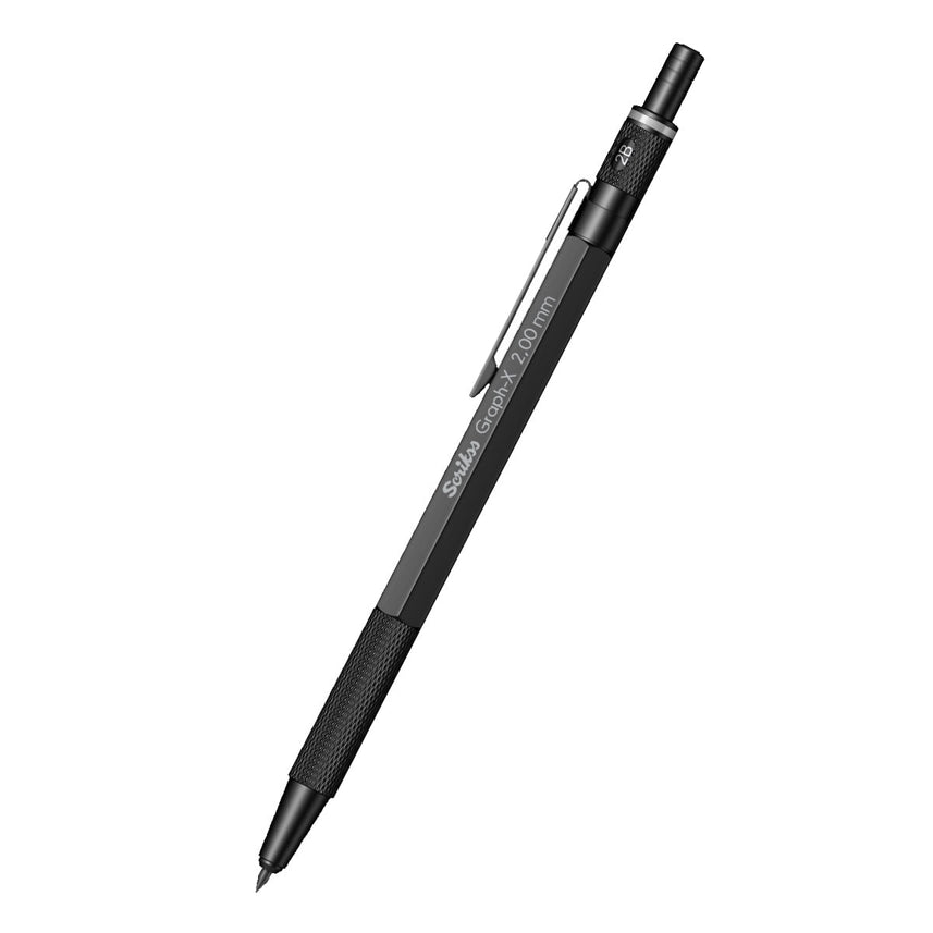 Scrikss | Graph-X | 2mm Mechanical Pencil | Matte Black