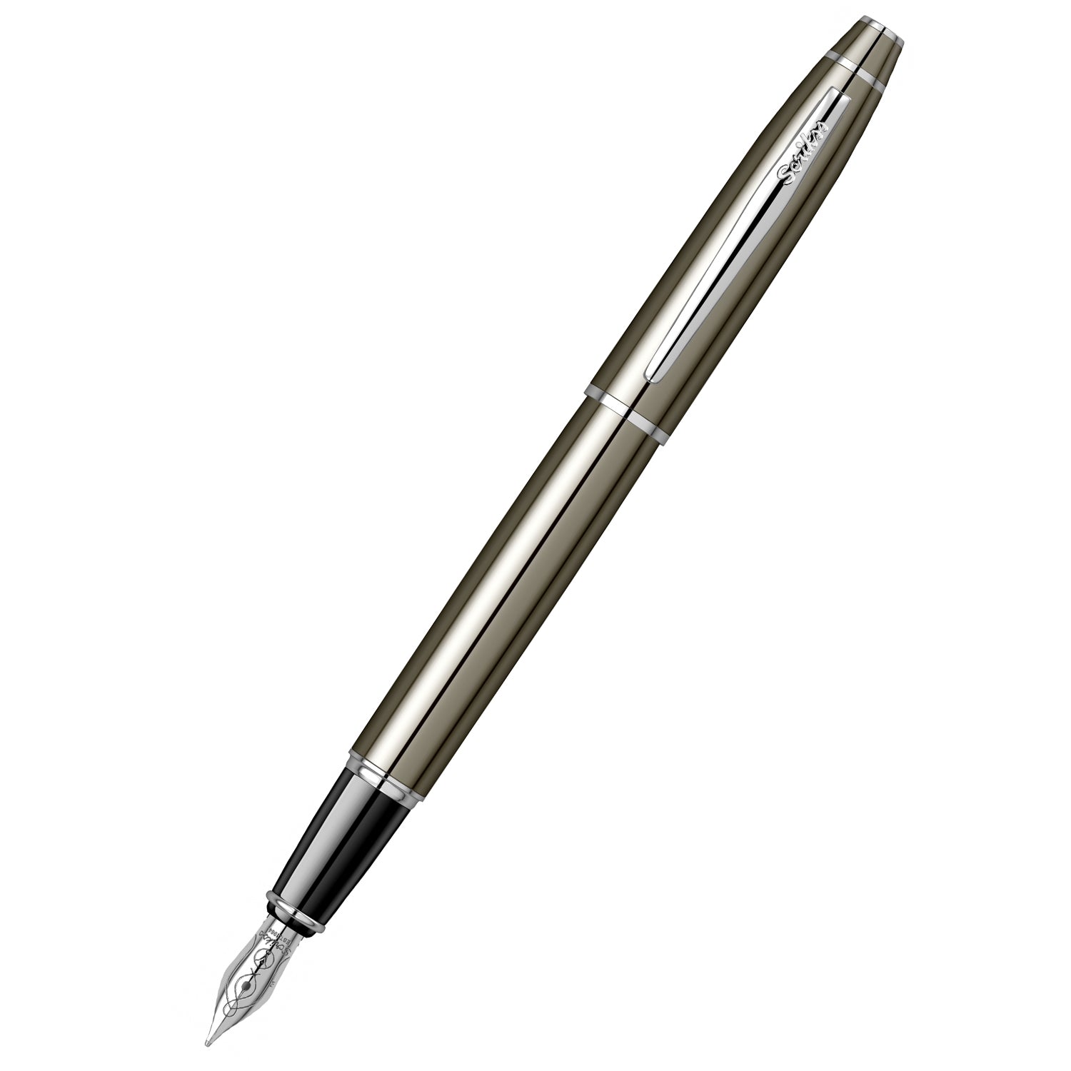Scrikss | Noble 35 | Fountain Pen | Titanium-CT  Medium