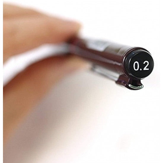 Rotring | Tikky | Graphic Fineliner | Black Pigmented Lightfast | Pack of 12pieces | 0.2mm