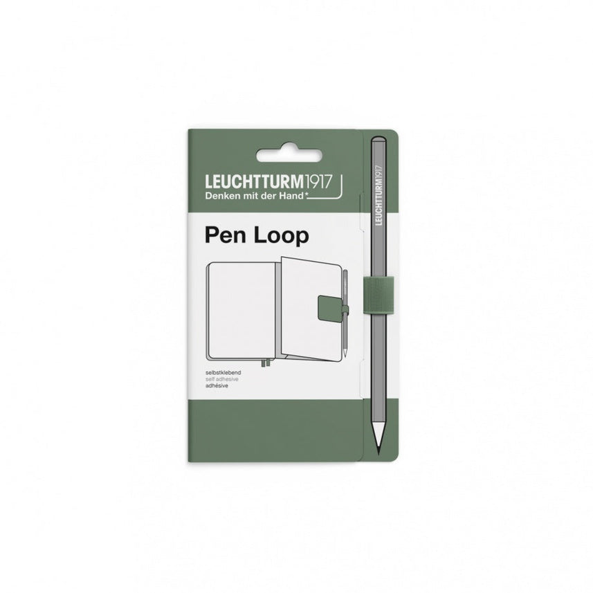 Leuchtturm1917 Pen Loop notebook in olive 
