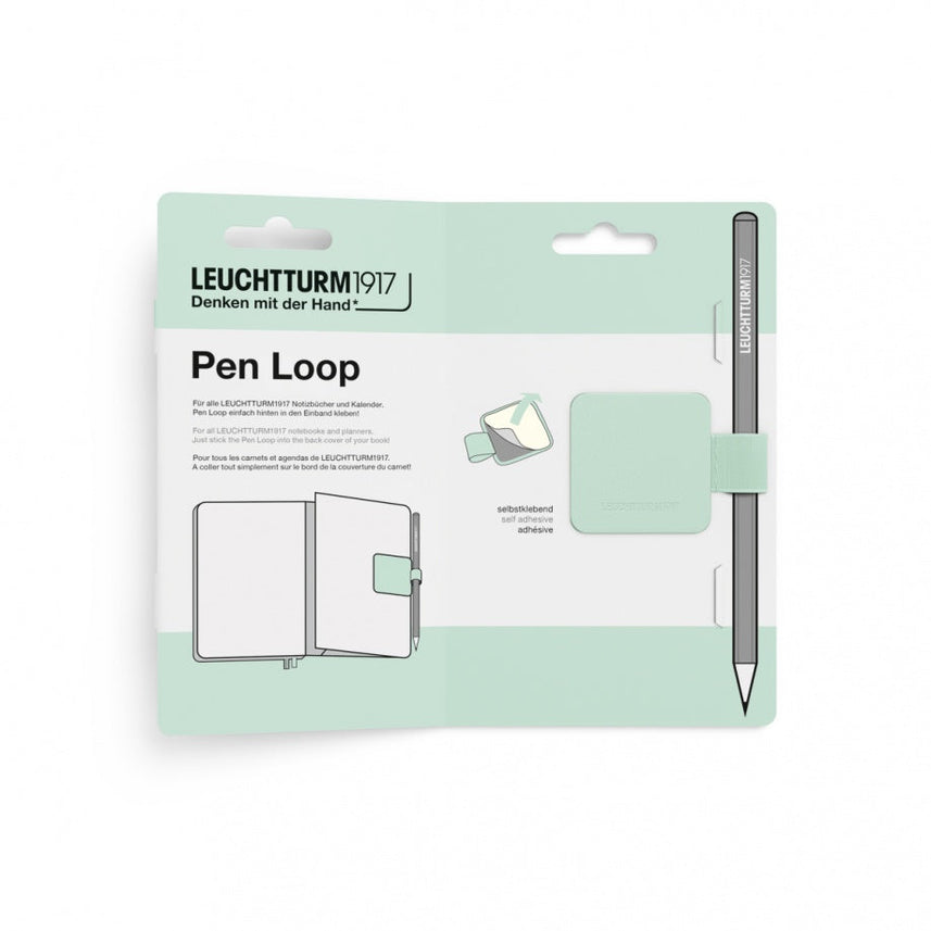 Leuchtturm1917 Pen Loop notebook holder in mint green