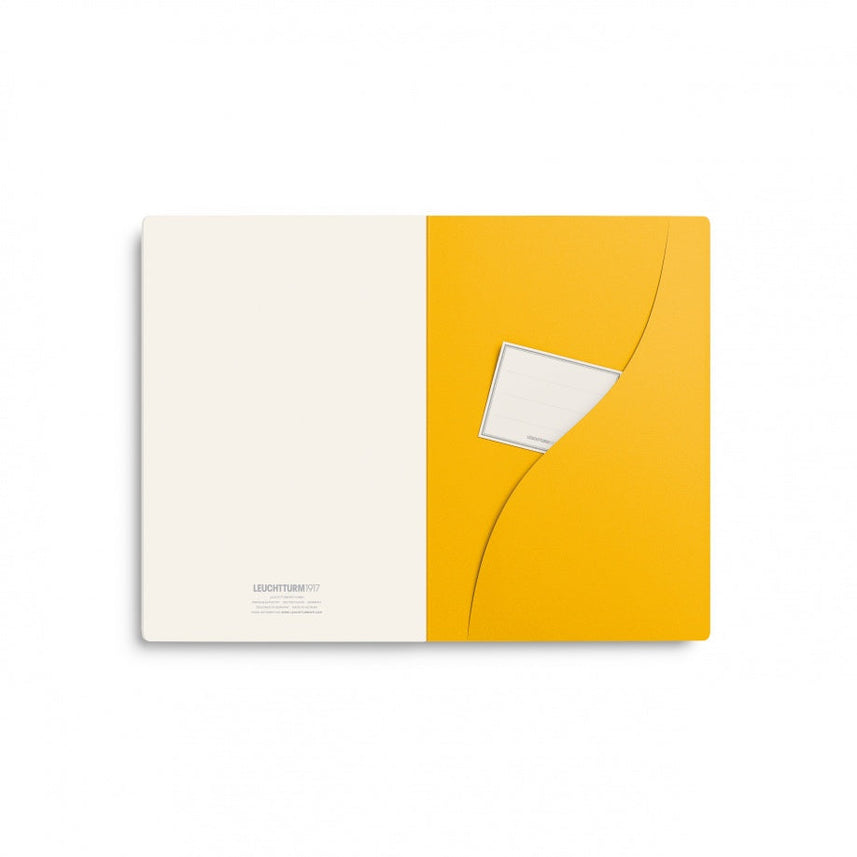 LEUCHTTURM1917 Softcover Jottbook Medium (A5), Plain, 80 Pages, Pack of 3 - Sunflower