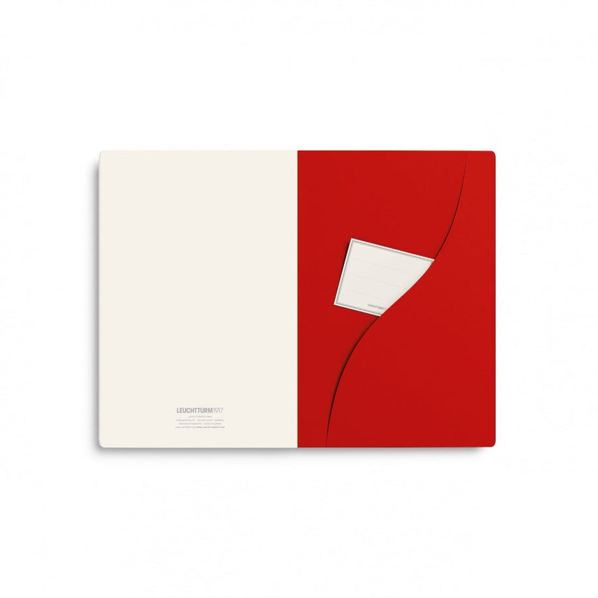 LEUCHTTURM1917 Softcover Jottbook Medium (A5), Plain, 80 Pages, Pack of 3 - Cherry