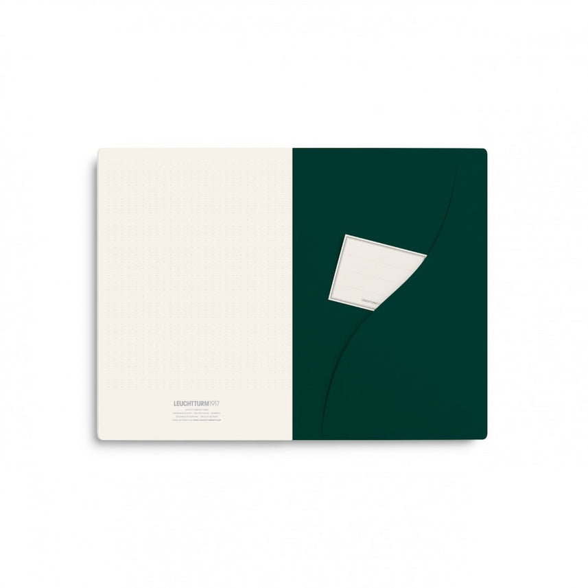 Jottbook pur (A5)dotted, Forest Green, pack of 3