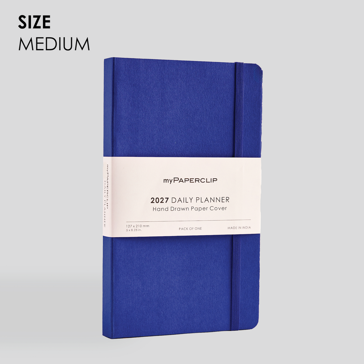 2027 Daily Planner Model M1 (Soft Cover) - Blue Berry