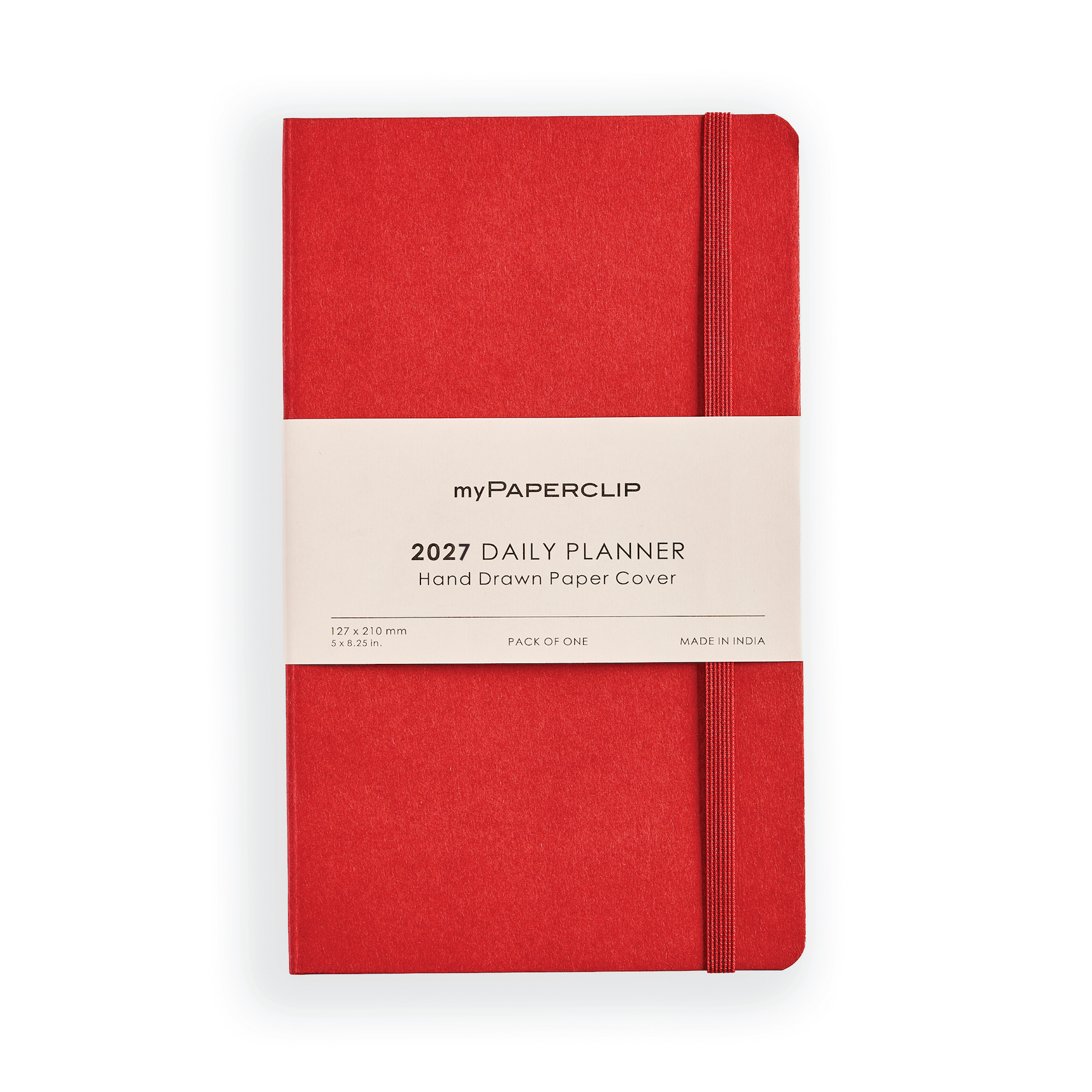 2027 Daily Planner Model M1 (Soft Cover) - Ruby