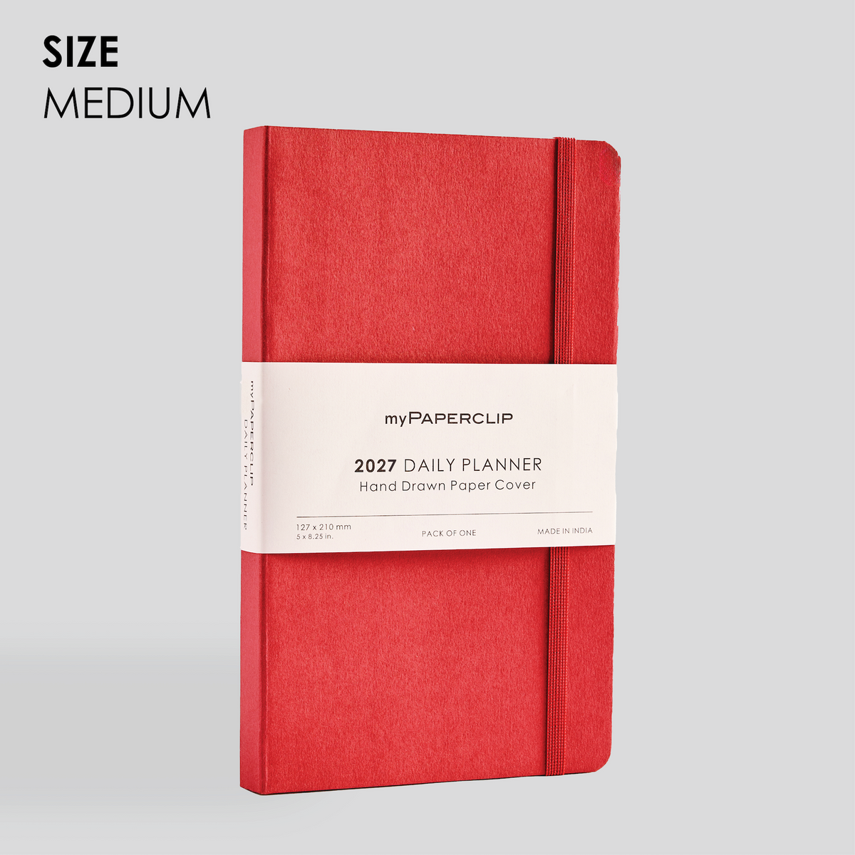2027 Daily Planner Model M1 (Soft Cover) - Ruby