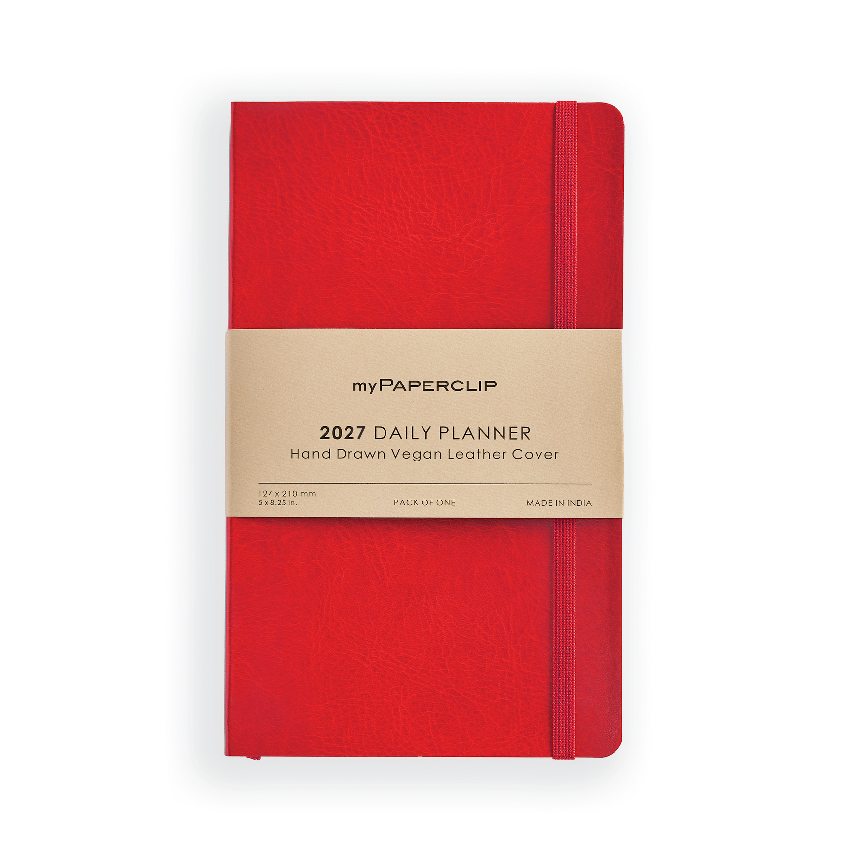 2027 Daily Planner Model M2 (Soft Cover) - Red