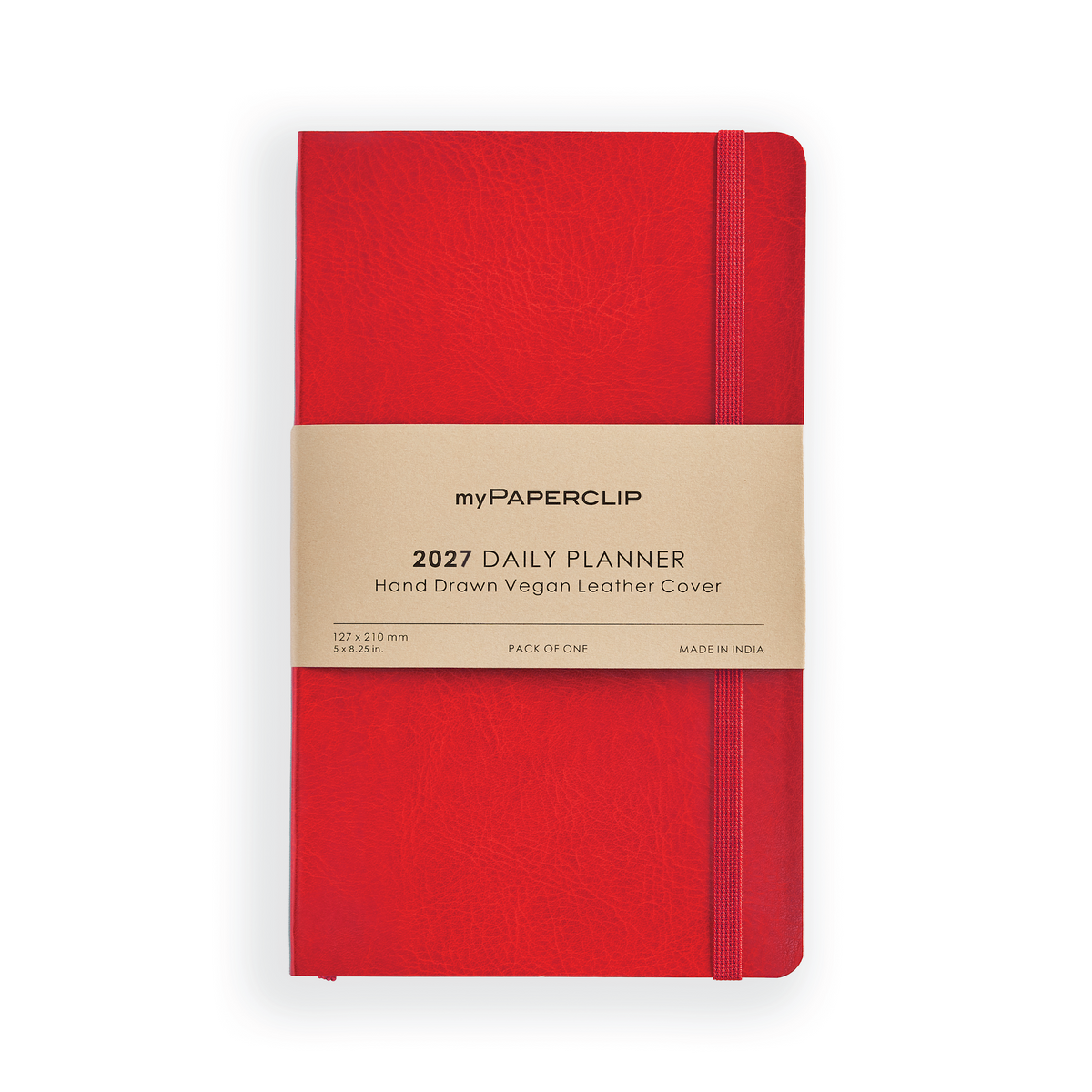 2027 Daily Planner Model M2 (Soft Cover) - Red