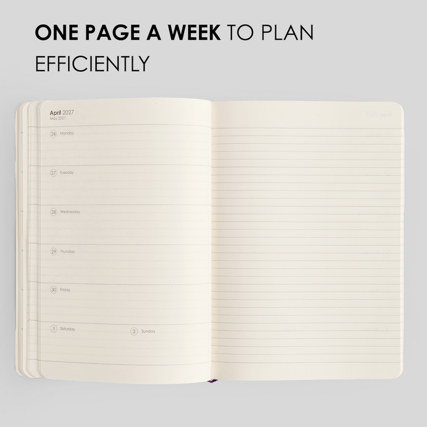 2027 Weekly Planner A5 