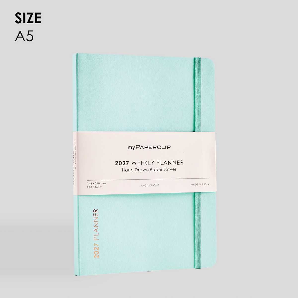 2027 Weekly Planner A5 Model D1 (Soft Cover) - Mint